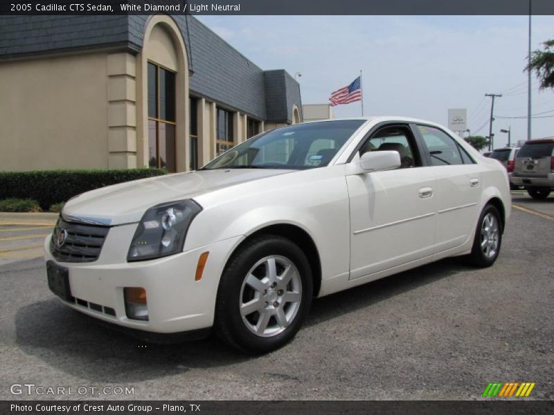 White Diamond / Light Neutral 2005 Cadillac CTS Sedan