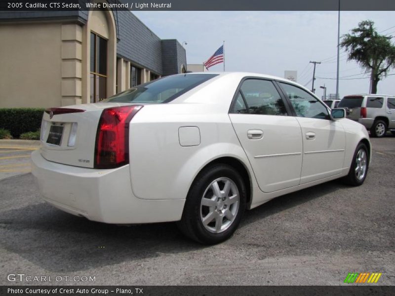 White Diamond / Light Neutral 2005 Cadillac CTS Sedan