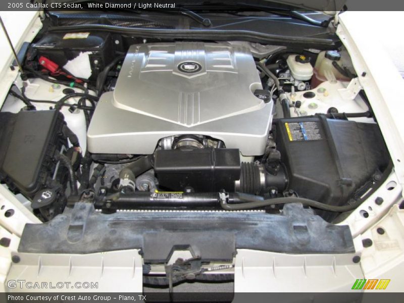 White Diamond / Light Neutral 2005 Cadillac CTS Sedan