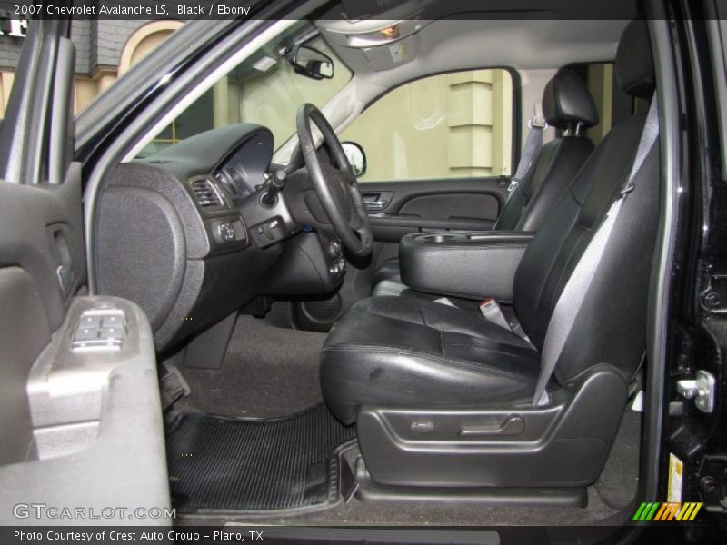 Black / Ebony 2007 Chevrolet Avalanche LS