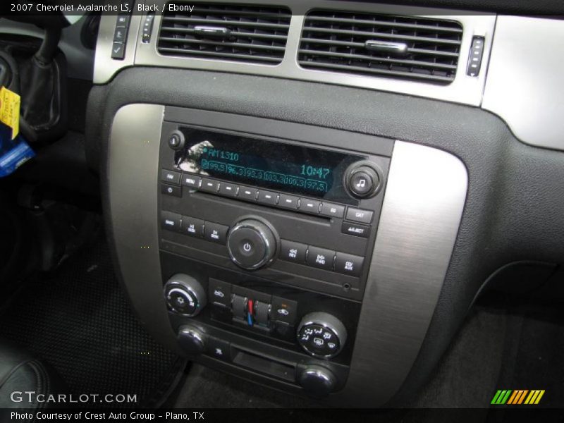 Black / Ebony 2007 Chevrolet Avalanche LS