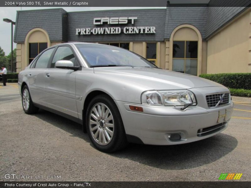 Silver Metallic / Graphite 2004 Volvo S80 T6