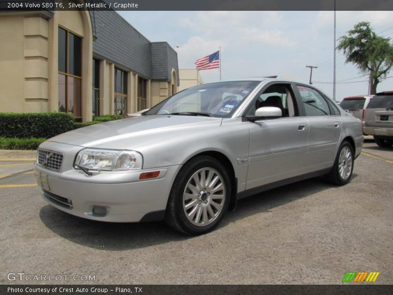 Silver Metallic / Graphite 2004 Volvo S80 T6