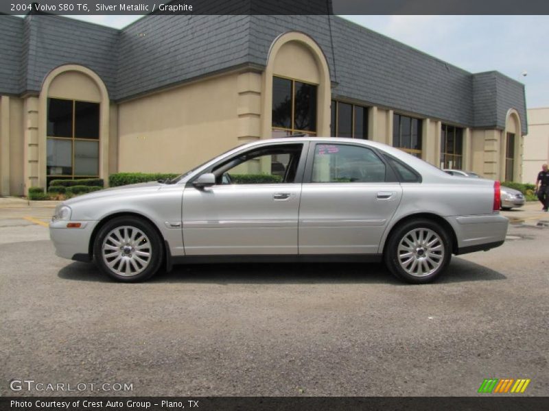 Silver Metallic / Graphite 2004 Volvo S80 T6