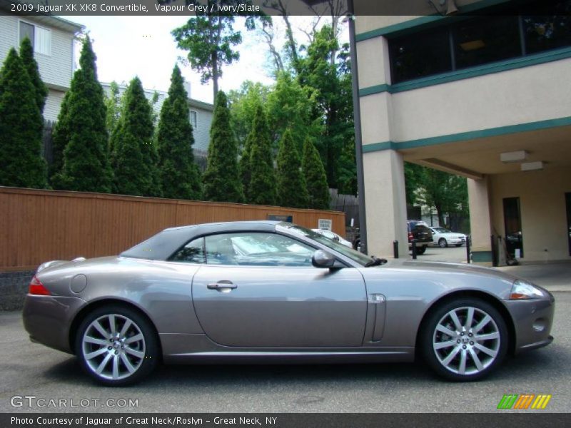 Vapour Grey / Ivory/Slate 2009 Jaguar XK XK8 Convertible