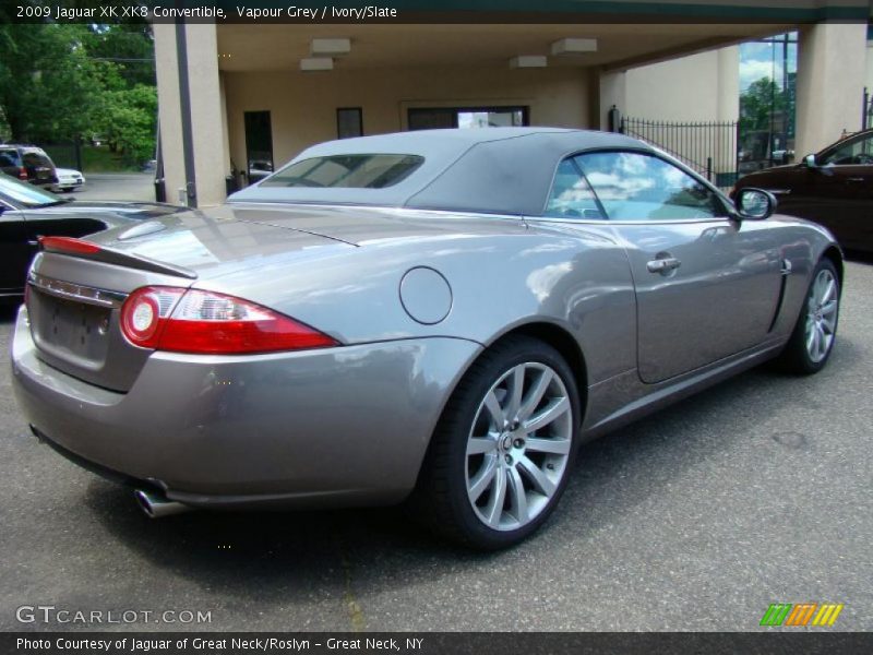 Vapour Grey / Ivory/Slate 2009 Jaguar XK XK8 Convertible