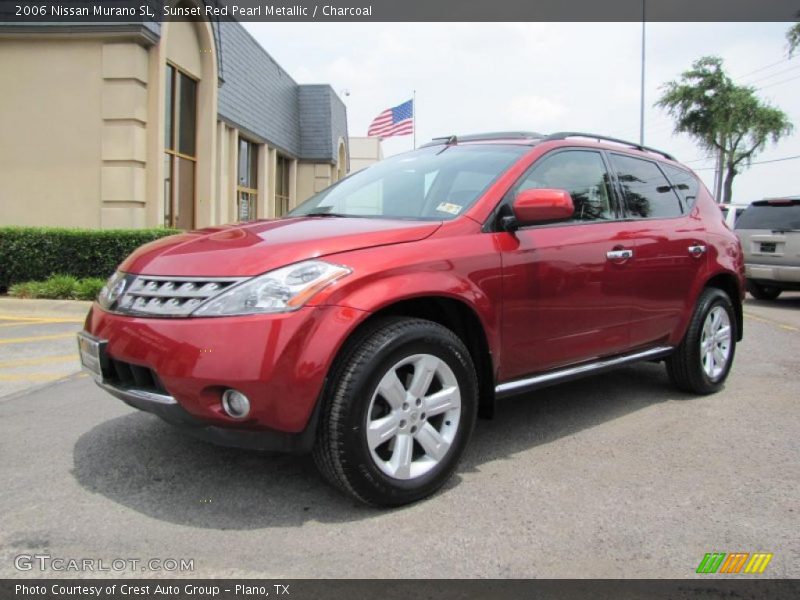 Sunset Red Pearl Metallic / Charcoal 2006 Nissan Murano SL