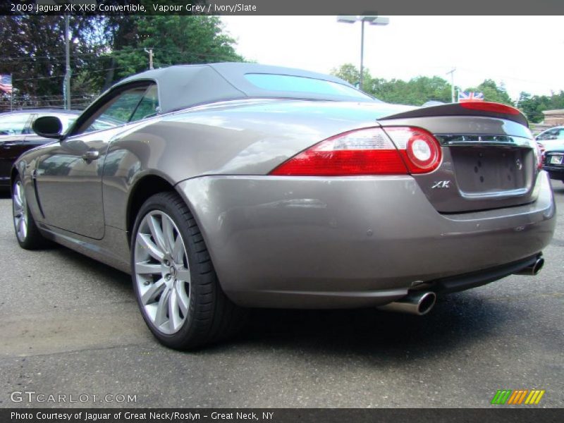 Vapour Grey / Ivory/Slate 2009 Jaguar XK XK8 Convertible