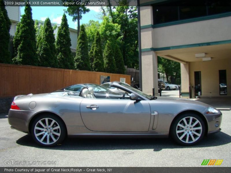 Vapour Grey / Ivory/Slate 2009 Jaguar XK XK8 Convertible