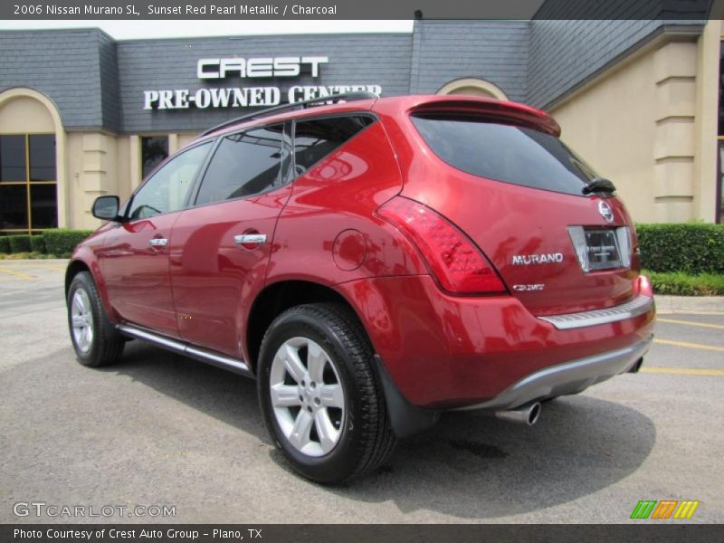 Sunset Red Pearl Metallic / Charcoal 2006 Nissan Murano SL