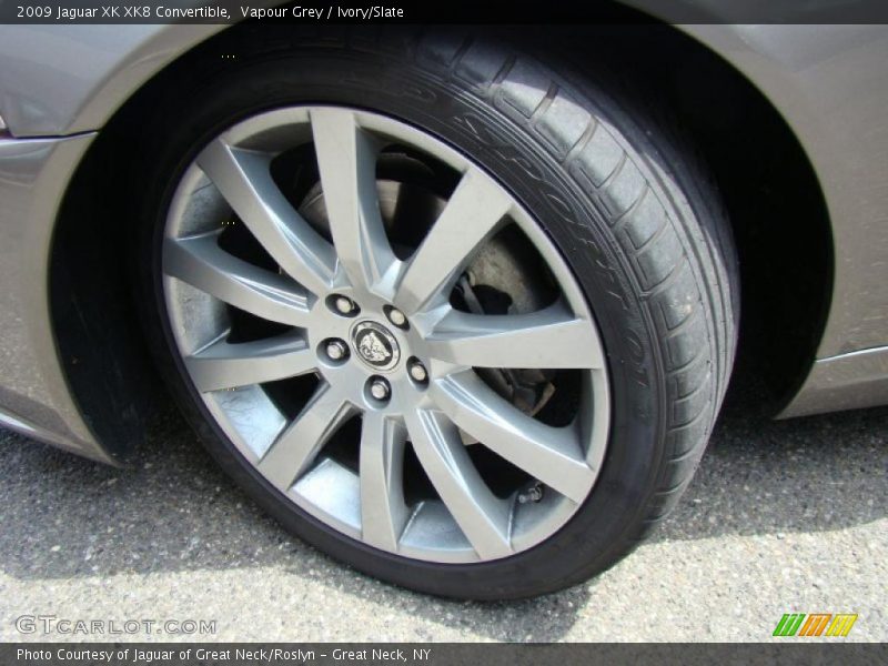 Vapour Grey / Ivory/Slate 2009 Jaguar XK XK8 Convertible