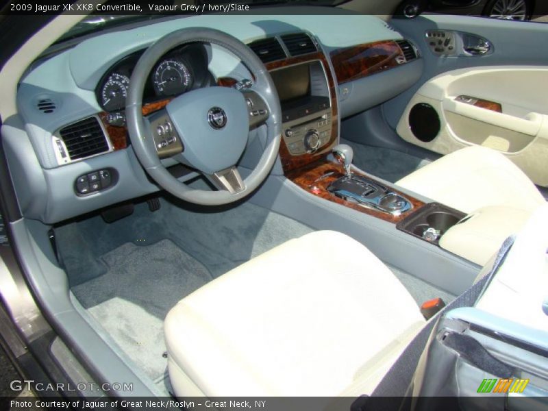 Vapour Grey / Ivory/Slate 2009 Jaguar XK XK8 Convertible