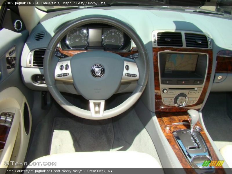 Vapour Grey / Ivory/Slate 2009 Jaguar XK XK8 Convertible