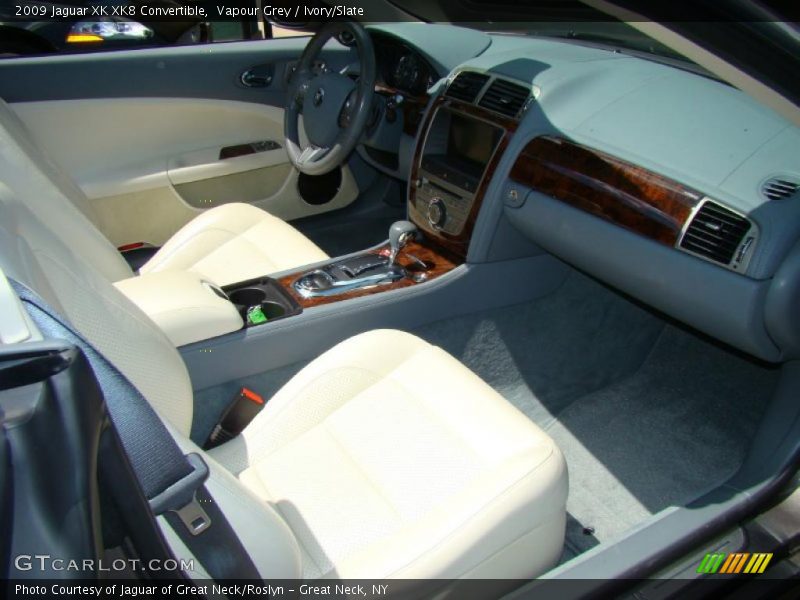 Vapour Grey / Ivory/Slate 2009 Jaguar XK XK8 Convertible