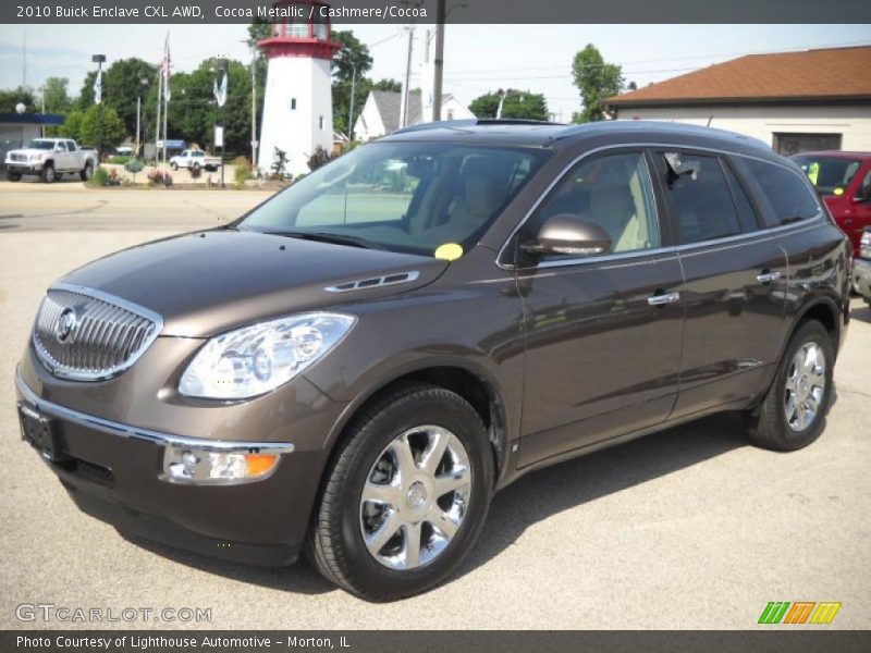 Cocoa Metallic / Cashmere/Cocoa 2010 Buick Enclave CXL AWD