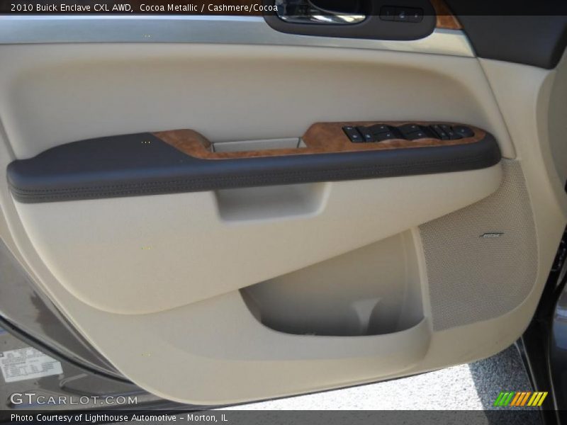 Cocoa Metallic / Cashmere/Cocoa 2010 Buick Enclave CXL AWD