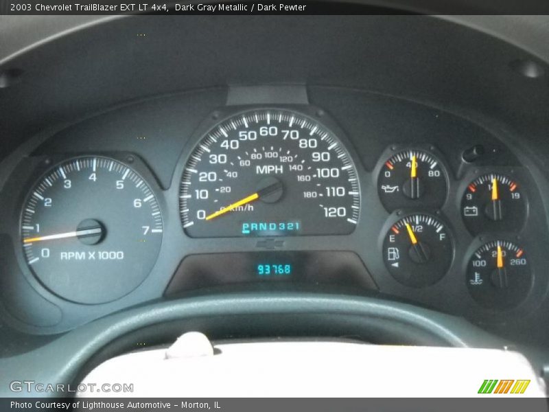 Dark Gray Metallic / Dark Pewter 2003 Chevrolet TrailBlazer EXT LT 4x4