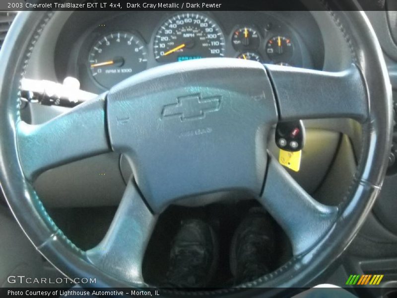 Dark Gray Metallic / Dark Pewter 2003 Chevrolet TrailBlazer EXT LT 4x4
