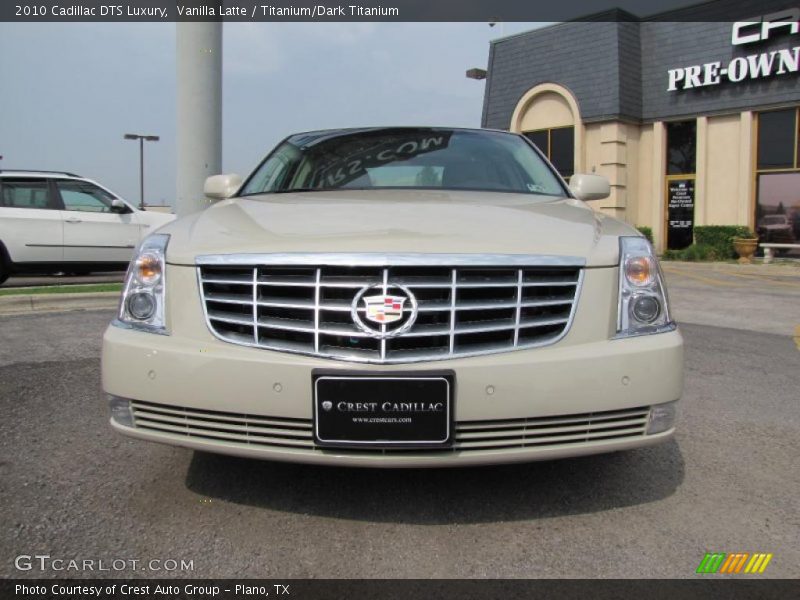 Vanilla Latte / Titanium/Dark Titanium 2010 Cadillac DTS Luxury