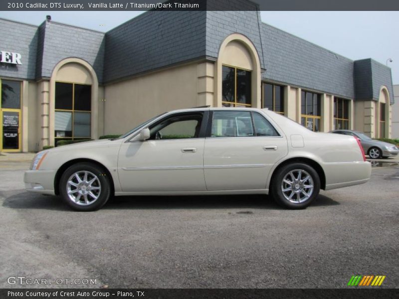 Vanilla Latte / Titanium/Dark Titanium 2010 Cadillac DTS Luxury