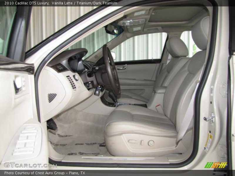 Vanilla Latte / Titanium/Dark Titanium 2010 Cadillac DTS Luxury