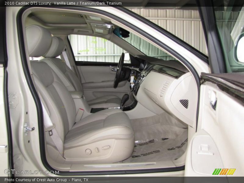 Vanilla Latte / Titanium/Dark Titanium 2010 Cadillac DTS Luxury