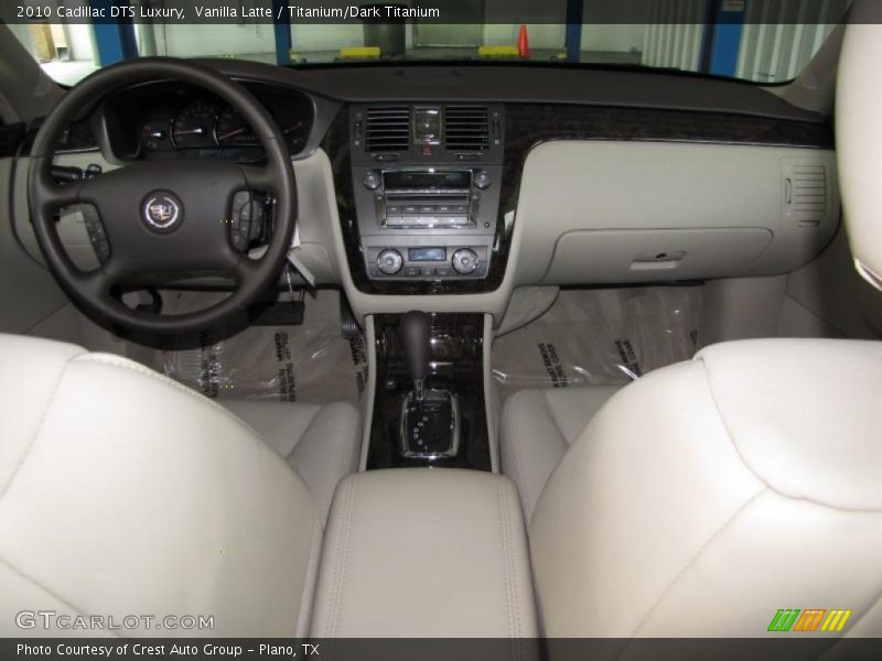 Vanilla Latte / Titanium/Dark Titanium 2010 Cadillac DTS Luxury