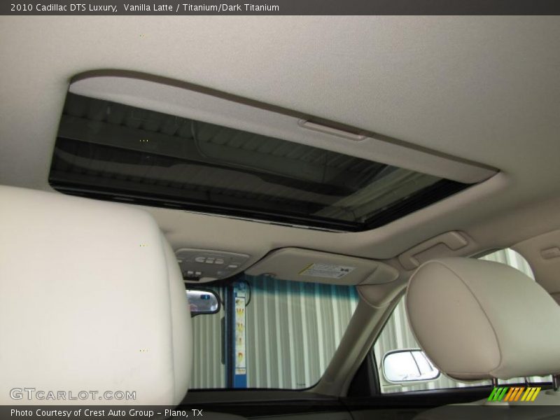 Vanilla Latte / Titanium/Dark Titanium 2010 Cadillac DTS Luxury