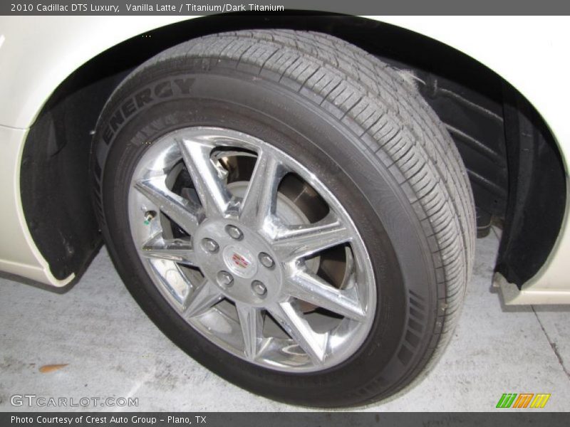 Vanilla Latte / Titanium/Dark Titanium 2010 Cadillac DTS Luxury