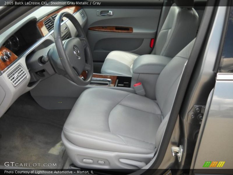 Steelmist Gray Metallic / Gray 2005 Buick LaCrosse CXL