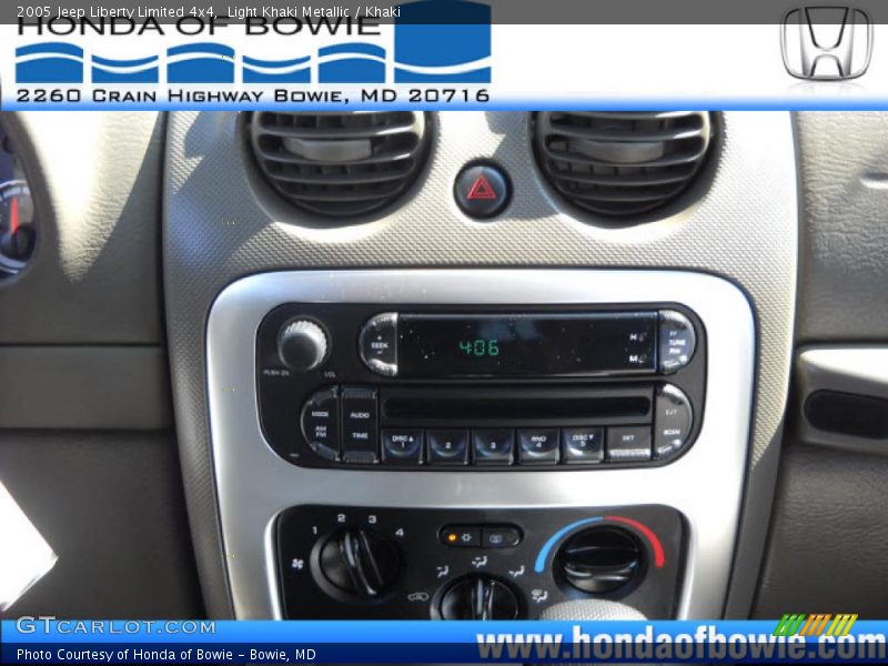 Light Khaki Metallic / Khaki 2005 Jeep Liberty Limited 4x4