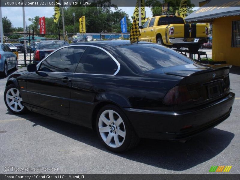 Jet Black / Grey 2000 BMW 3 Series 323i Coupe
