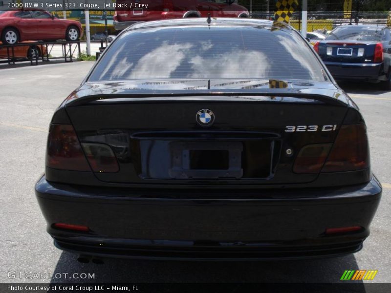 Jet Black / Grey 2000 BMW 3 Series 323i Coupe