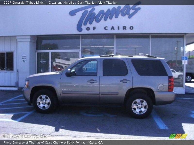 Graystone Metallic / Dark Titanium/Light Titanium 2007 Chevrolet Tahoe LS 4x4