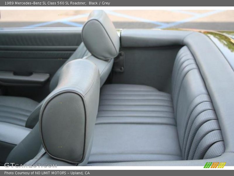 Black / Grey 1989 Mercedes-Benz SL Class 560 SL Roadster