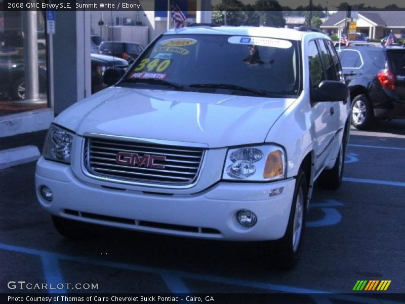 Summit White / Ebony 2008 GMC Envoy SLE