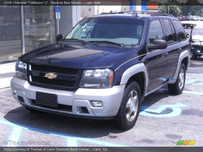 Imperial Blue Metallic / Light Gray 2008 Chevrolet TrailBlazer LT