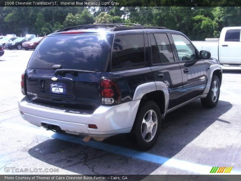 Imperial Blue Metallic / Light Gray 2008 Chevrolet TrailBlazer LT
