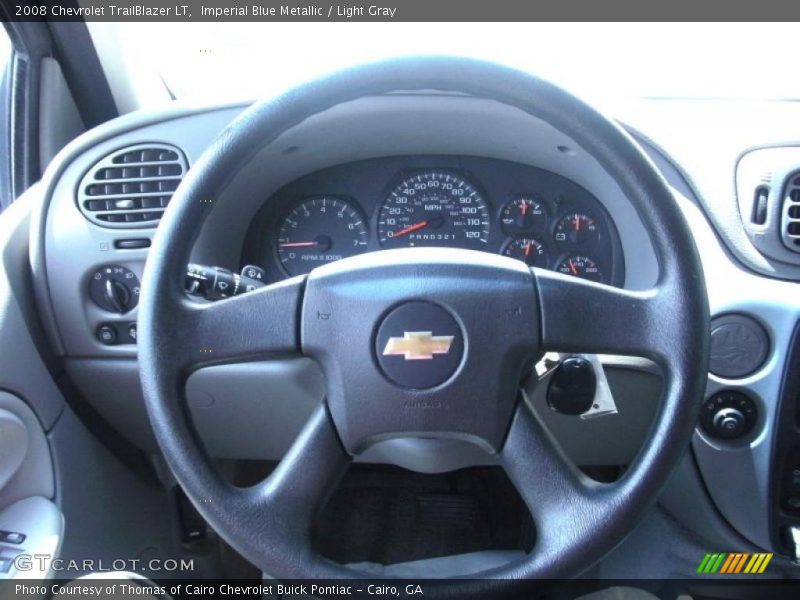 Imperial Blue Metallic / Light Gray 2008 Chevrolet TrailBlazer LT