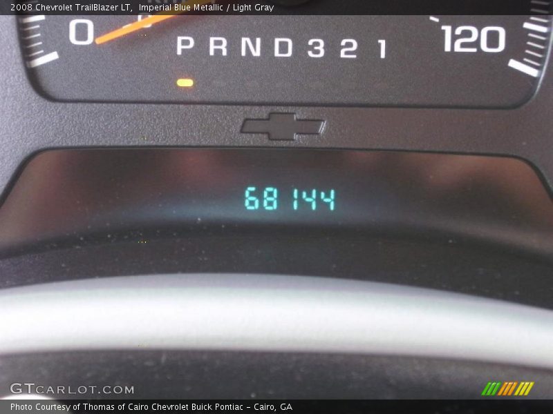 Imperial Blue Metallic / Light Gray 2008 Chevrolet TrailBlazer LT