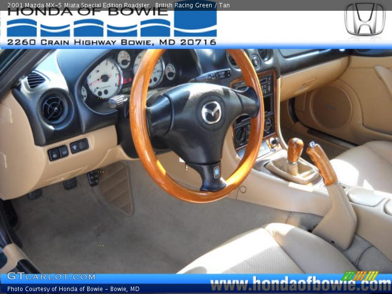 British Racing Green / Tan 2001 Mazda MX-5 Miata Special Edition Roadster
