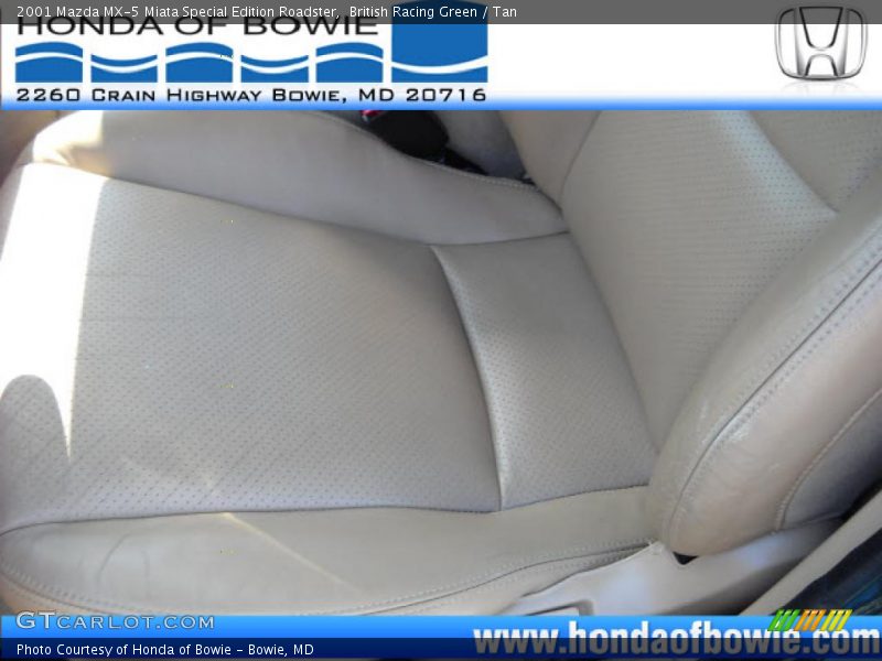 British Racing Green / Tan 2001 Mazda MX-5 Miata Special Edition Roadster