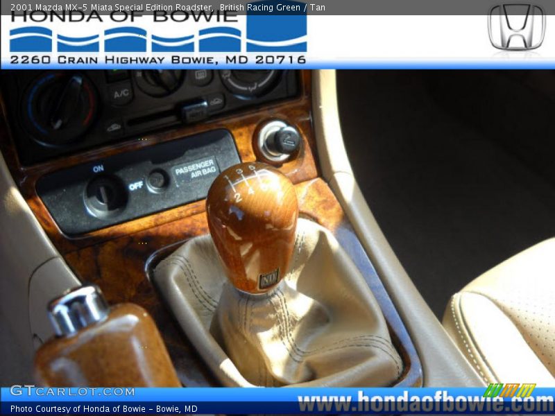 British Racing Green / Tan 2001 Mazda MX-5 Miata Special Edition Roadster