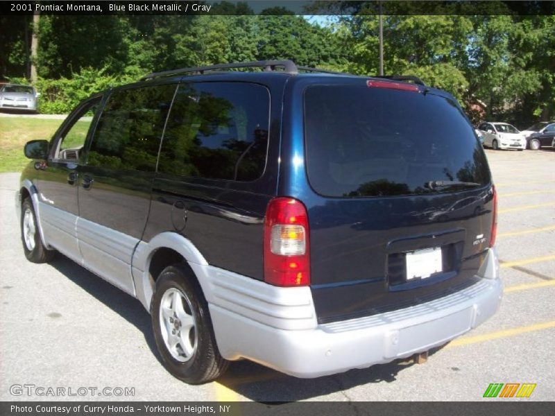 Blue Black Metallic / Gray 2001 Pontiac Montana