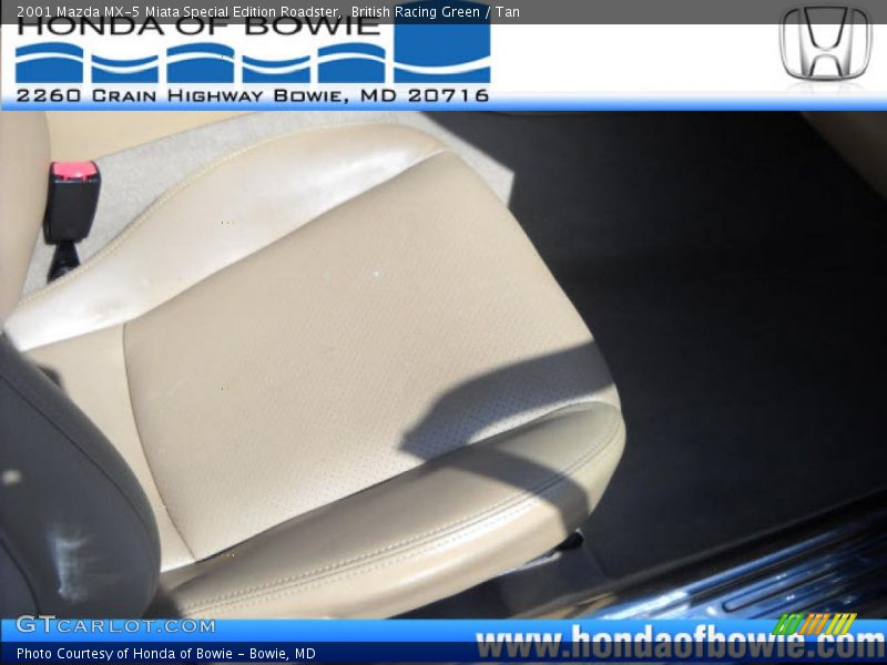 British Racing Green / Tan 2001 Mazda MX-5 Miata Special Edition Roadster