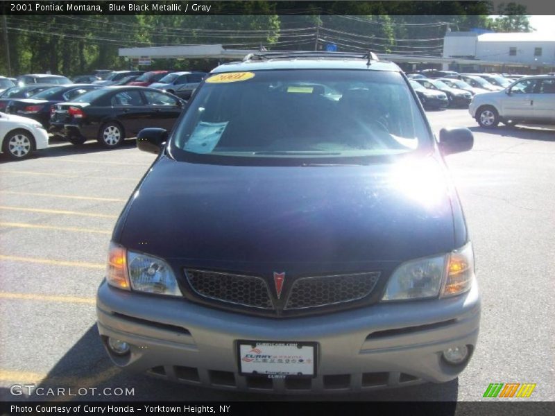 Blue Black Metallic / Gray 2001 Pontiac Montana