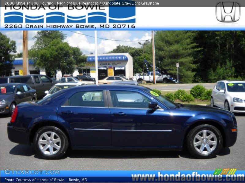 Midnight Blue Pearlcoat / Dark Slate Gray/Light Graystone 2006 Chrysler 300 Touring
