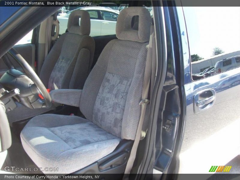 Blue Black Metallic / Gray 2001 Pontiac Montana