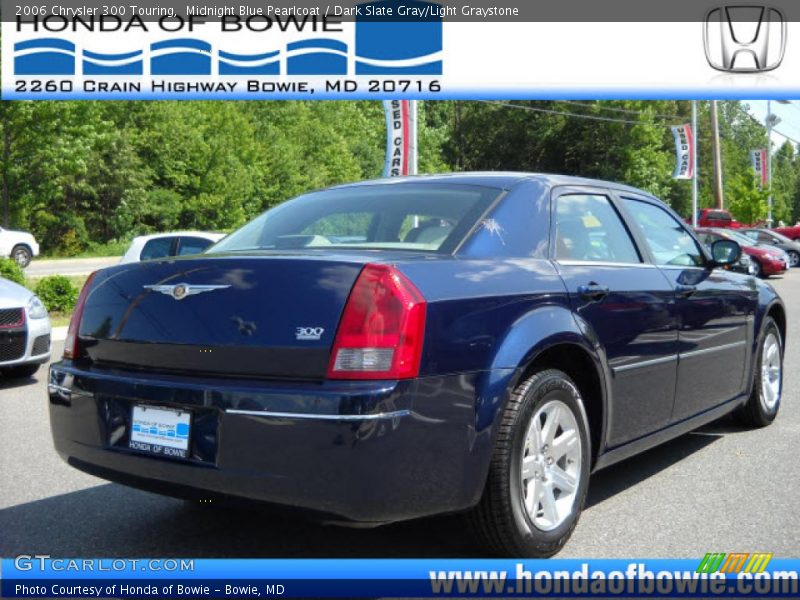 Midnight Blue Pearlcoat / Dark Slate Gray/Light Graystone 2006 Chrysler 300 Touring