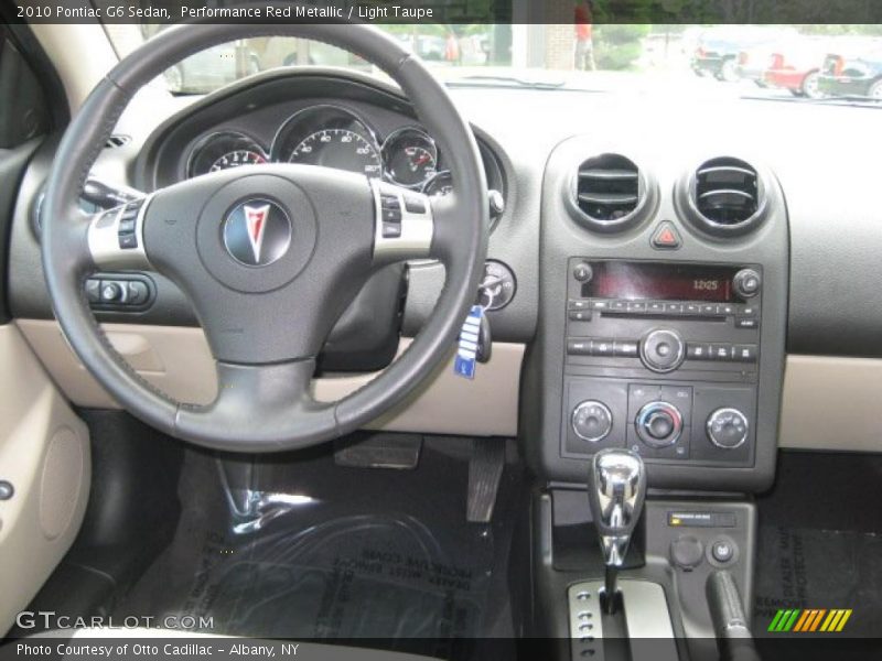 Performance Red Metallic / Light Taupe 2010 Pontiac G6 Sedan